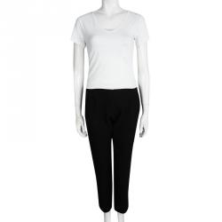 Antonio Berardi Black Wool High Waist Pants M
