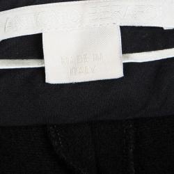 Antonio Berardi Black Wool High Waist Pants M