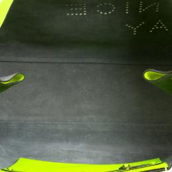 Pre Owned Anya Hindmarch Neon Green Leather Maxi Ebury Have A Nice Day Tote