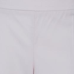 Pre Owned Armani Collezioni Beige Wide Leg Trousers L