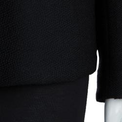 Pre Owned Armani Collezioni Black Notched Collar Blazer L