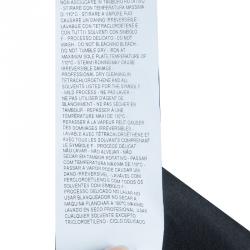 Pre Owned Armani Collezioni Black Notched Collar Blazer L