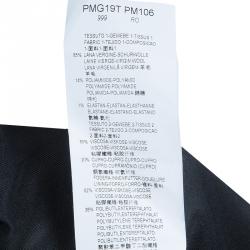 Pre Owned Armani Collezioni Black Notched Collar Blazer L