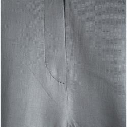 Pre Owned Armani Collezioni Grey Linen Wide Leg Trousers XL