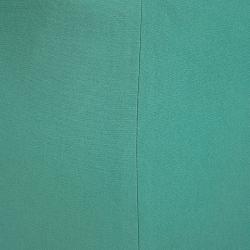 Pre Owned Armani Collezioni Green Volant Mini Skirt S