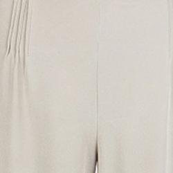 Pre Owned Armani Collezioni Beige Wide Leg Pants L