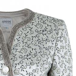 مملوكة مسبقًا جاكيت أرماني كوليزوني أحادي اللون بزرين M