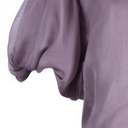 Pre Owned Armani Collezioni Grey Short Jacket M