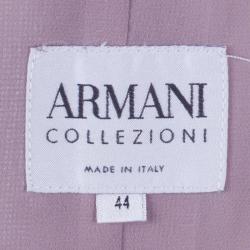 Pre Owned Armani Collezioni Grey Short Jacket M