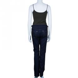 Pre Owned بنطلون جينز أرماني كوليزيوني أزرق M