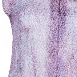 Pre Owned Armani Collezioni Floral Chiffon Top M