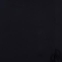 مملوكة مسبقًا Armani Collezioni Black Silk Ruffle Skirt M