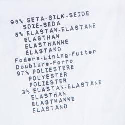 مملوكة مسبقًا Armani Collezioni Black Silk Ruffle Skirt M