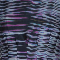 Pre Owned فستان أرماني كوليزوني بفيونكة متعدد الألوان M