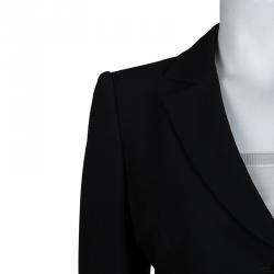 Armani Collezioni Black Wool Pant Suit M