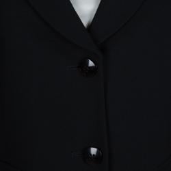 Armani Collezioni Black Wool Pant Suit M