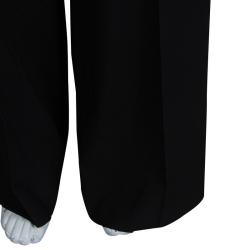 Armani Collezioni Black Wool Pant Suit M