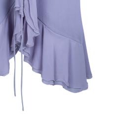 مملوكة مسبقًا Armani Collezioni Lilac Wrap Dress M