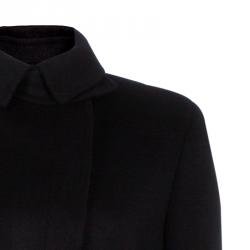 Pre Owned Armani Collezioni Black Cashmere Long Coat M