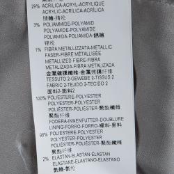 مملوكة مسبقًا جاكيت أرماني كوليزيوني رصاصي منقوش S