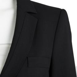 Pre Owned Armani Collezioni Black Wool Blazer M