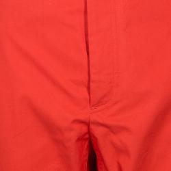 Pre Owned بنطلون بالنسياغا أحمر مفصل M