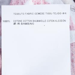مملوكة مسبقًا Balenciaga Light Grey Printed T-shirt S