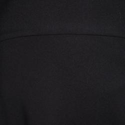 Balenciaga Black Wool Ruffle Bottom Skirt S