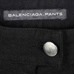 Pre Owned Balenciaga Black Skinny Fit Pants S