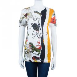 Pre Owned Balenciaga Multicolor Printed T-Shirt L