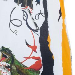 Pre Owned Balenciaga Multicolor Printed T-Shirt L