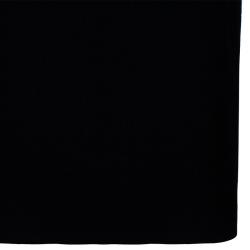 Pre Owned فستان بالنسياغا صوف أسود بطول الركبة M