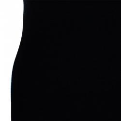 Pre Owned فستان بالنسياغا صوف أسود بطول الركبة M