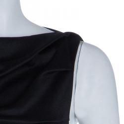 Balenciaga Black Bodycon Sleeveless Dress M
