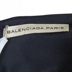 Balenciaga Black Bodycon Sleeveless Dress M
