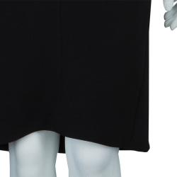 Pre Owned Balenciaga FW'13 Black Petal Silhouette Peplum Halter Dress M