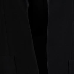 Balenciaga Black Notched Collar Tailored Blazer L