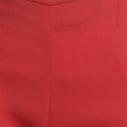 Pre Owned Balenciaga Red Straight Trousers M