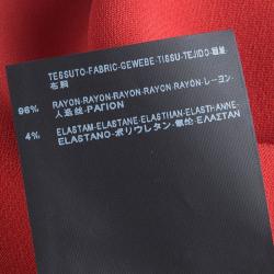 Pre Owned Balenciaga Red Straight Trousers M