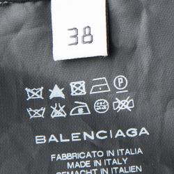 Pre Owned Balenciaga Pink Wool Classic Long Coat M