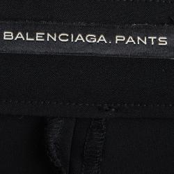 Pre Owned Balenciaga Black Tailored Pants S