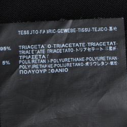 Pre Owned Balenciaga Black Tailored Pants S