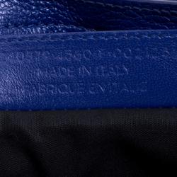 Pre Owned Balenciaga Electric Blue Leather Town RSH Shoulder Bag