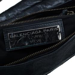 مملوكة مسبقًا Balenciaga Black Leather First Classic Bag