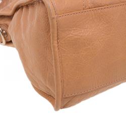 مملوكة مسبقًا Balenciaga Rose Blush Lambskin Leather Giant 12 Rose Gold City Bag