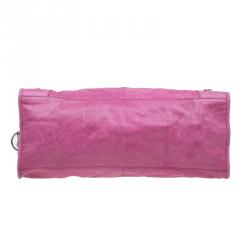 Pre Owned Balenciaga Pink Lambskin Leather GSH Part Time Tote