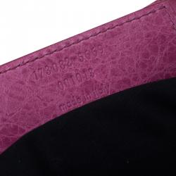 Pre Owned Balenciaga Pink Lambskin Leather GSH Part Time Tote