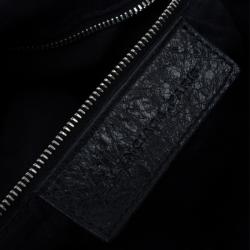 Balenciaga Dark Green Leather GSH Pompon Bag