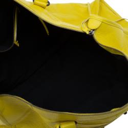 مملوكة مسبقًا حقيبة عمل بالنسياغا كلاسيك RH جلد خروف أصفر