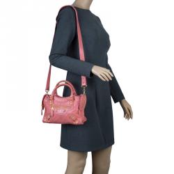 Pink Mini City Gold Hardware Bag Balenciaga | TLC